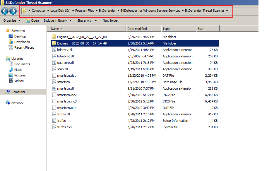 bitdefender definitions update